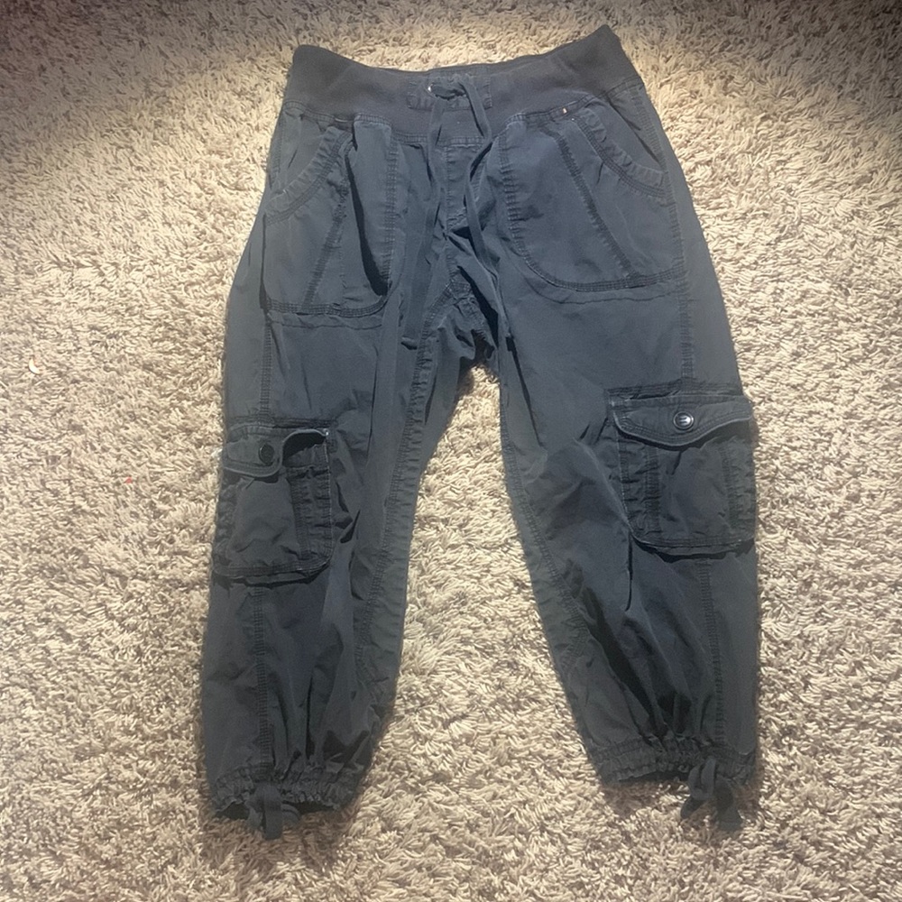 Black cargo pants